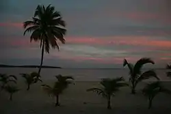 Sunset at Sun Bay Beach in Vieques