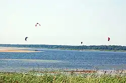 Kitesurfing in Nasva