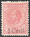 Suriname, 1873: A private speculative surcharge