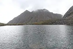 A lake and mountains in Surma VDC of Bajhang District,Nepal – Surma Sarobar is world secured place. Certified holy place of Surma Devi in the world heritage.