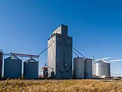 Grain elevator in Sutton