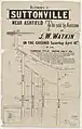 Suttonville, Ashbury, c.1900, W Pritchard, Liverpool Rd, Croydon Rd, Prospect St, Milton Rd.