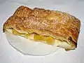 Peach strudel