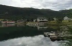 View of the village shoreline