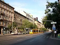 Combino Supra at the Grand Boulevard in Budapest