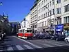 Historical T2 tram in Prague