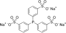 3,3′,3′′-Phosphanetriyltris(benzenesulfonic acid) trisodium salt is a derivative of the parent phosphine.