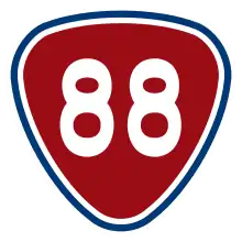 Provincial Highway 88 shield}}