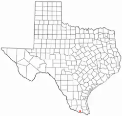 Location of Alamo, Texas