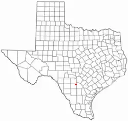 Location of Bigfoot, Texas