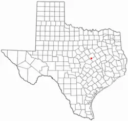 Location of Bruceville-Eddy, Texas