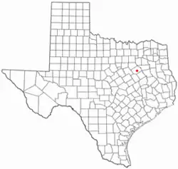 Location of Mildred, Texas