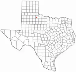 Location of Paducah, Texas