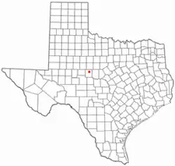 Location of Winters, Texas