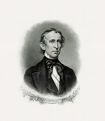 President John Tyler clashed with congressional Whigs and was expelled from the party.