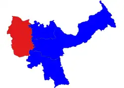 Location in Kyaukse district