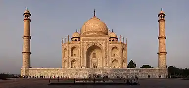 Western view at sunset