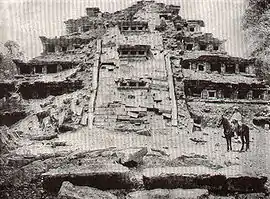 Pyramid of the Niches, El Tajín (National Geographic Magazine February 1913)