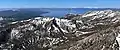 North aspect of Tamarack Peak (left of center) seen from Mt. Rose (Relay Peak in upper right corner)