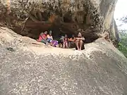 Tano Rock Shrine located in Tanoboase, Ghana