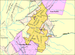 U.S. Census map