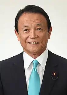 Deputy Prime Minister(2012–2021)Tarō Asō