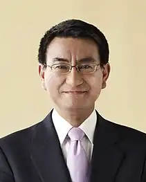 Defense Minister(2019–2020)Tarō Kōno