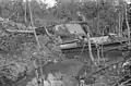 Soviet tank destroyed during the battle