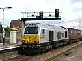 Silver jubilee livery (67029, Taunton 2010)