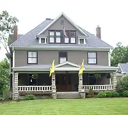 The John N. and Elizabeth Taylor House in Columbia, Missouri.