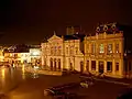 Iquique Municipal Theatre at night