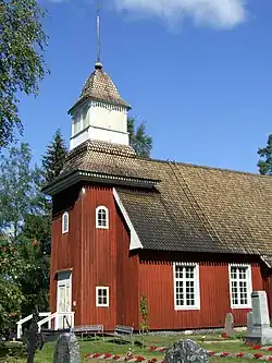 Temmes Church (1767), designed and built by Antti Louet.