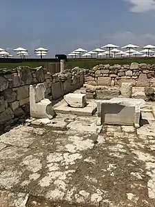 View of the sekos, Temple of Apollo Zoster