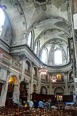 The pulpit and choir