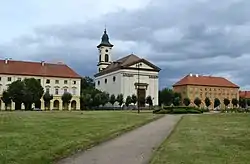 Town squarewith the Church of the Resurrection of Christ