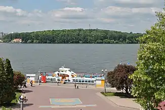 Motor Ship "The Hero Tantsorov" on Pier