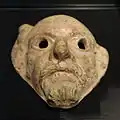 Terra cotta mask at British Museum