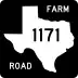 Farm to Market Road 1171 marker