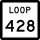 State Highway Loop 428 marker