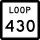 State Highway Loop 430 marker