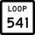 State Highway Loop 541 marker