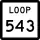 State Highway Loop 543 marker