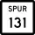 State Highway Spur 131 marker