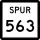 State Highway Spur 563 marker