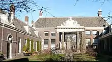 Teylers Hofje today, the grander version built in 1787