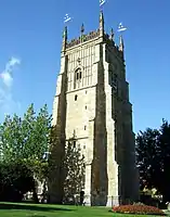 South face, showing slit windows for staircase