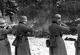 A mass execution of Poles in Bochnia, December 18, 1939