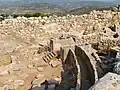 The wall at Grave Circle A, Helladic cemetery of Mycenae, Greece, 16th century BCE