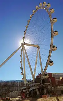 High Roller under construction in Las Vegas in September 2013