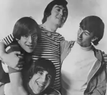 A promotional photograph of the band